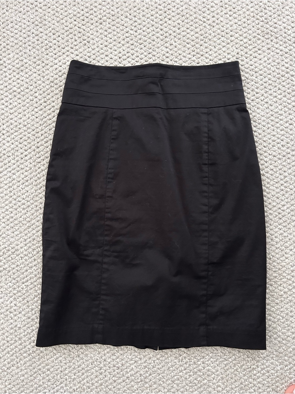 H&M Black High-Waist Pencil Skirt